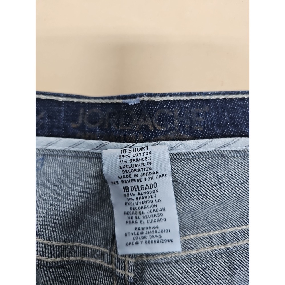 Jordache Women's Blue Vintage Classic Bootcut Denim Jeans Size 18s‎ 40X30.5 - Picture 14 of 14